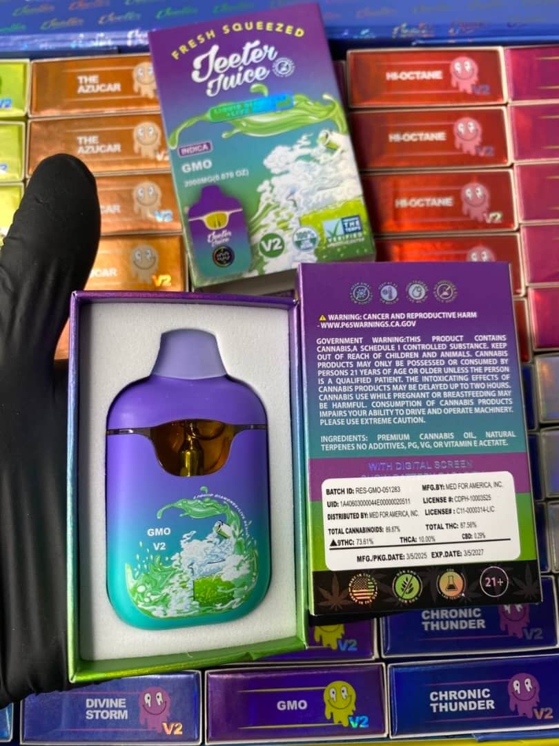 JEETER JUICE 2G DISPOSABLE JEETER JUICE 2G DISPOSABLE
